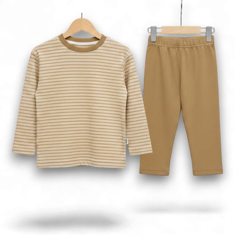 Boy Full Night Suit Brown Lining 3 FBS Brown Lining